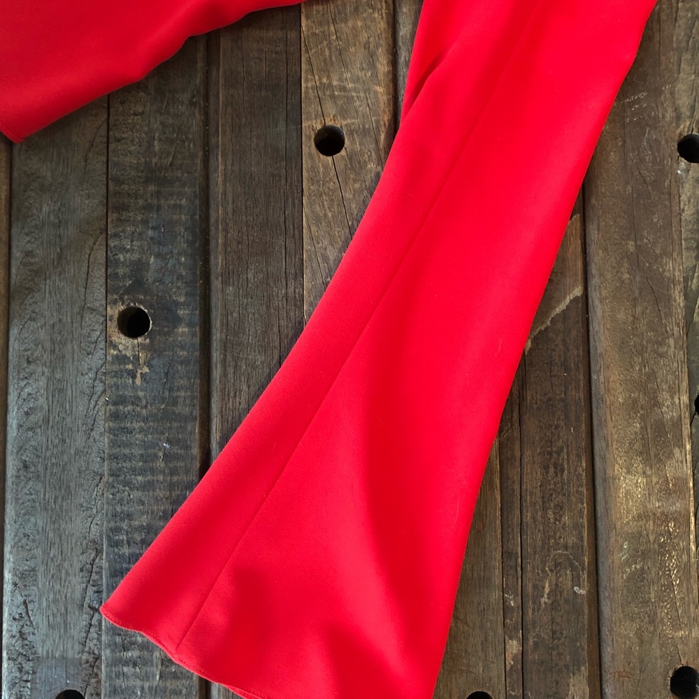 NWT Intermix Open-Back Red Blouse - Picture 4 of 6